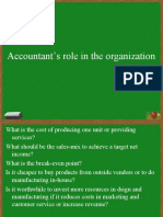 Accountant's Role in The Organization