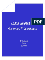 Oracle Release 12 Advanced Procurement: Cal Kondratiuk Cal Kondratiuk Partner O2Works