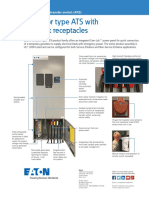 Contactor Type ATS With Cam-Lok Receptacles: Eaton Automatic Transfer Switch (ATS)