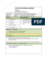 Module For Flexible Learning: Descriptions