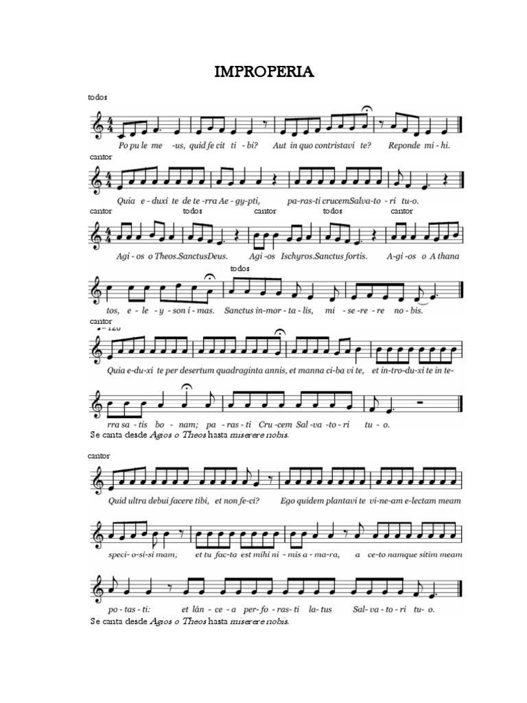 IMPROPERIOS | PDF