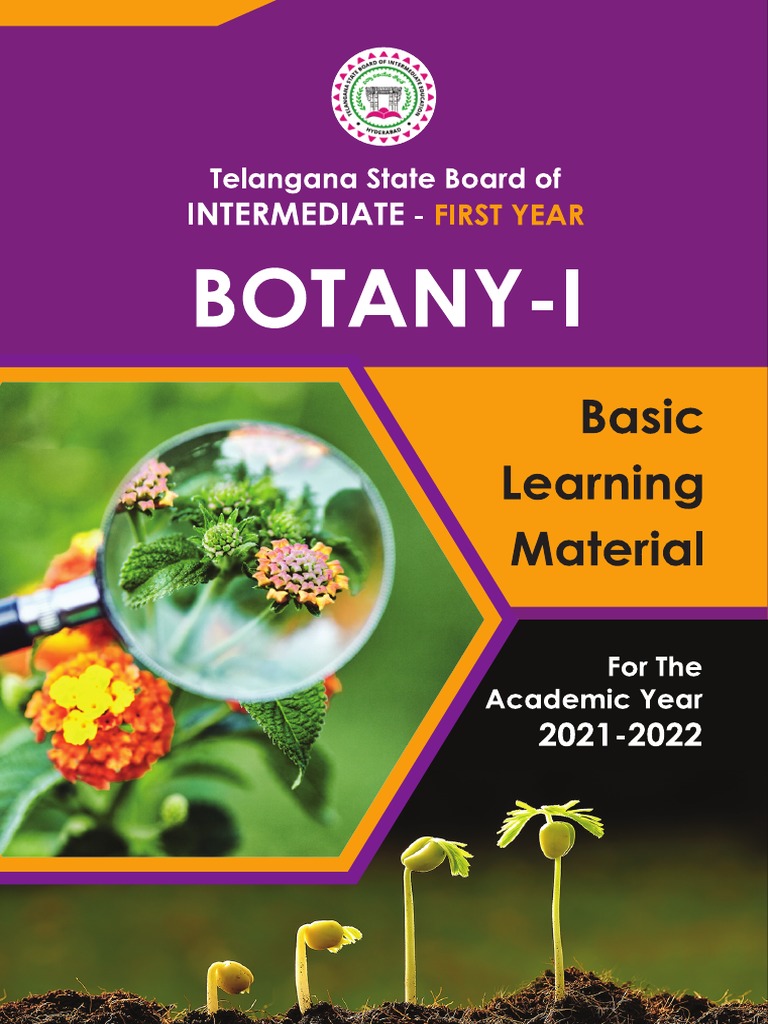 Botany I (EM) BLM 2021-22 | PDF | Spore | Flowers