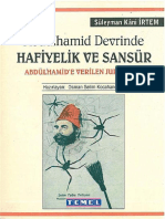 Siıleyman Kani i̇rtem. Abdülhamid Devrinde Hafi̇yeli̇k Ve Sansür Abdülhami̇d '!_ Veri̇len Jurnaller