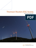 Thomson Reuters ESG Scores: Date of Issue: March 2017