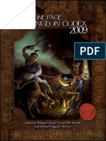 One Page Dungeon Codex Deluxe