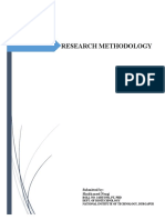 Research Methodology: Submitted By: Shubhaneel Neogi