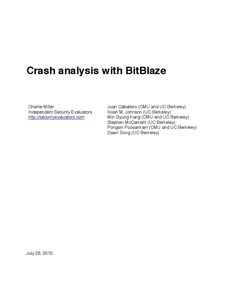 Crash Analysis for Security Experts | PDF | Kernel (Operating System ...