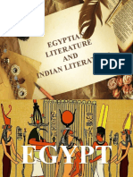 Egypt and India Literature Comparison