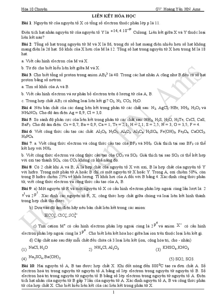 3. Vị Trí Của Nguyên Tử X Trong Bảng Tuần Hoàn