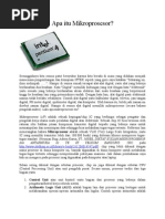 Download Apa itu Mikroprosesor by ekosubha SN53419399 doc pdf