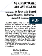 a case against egyptian anarchists in 1920