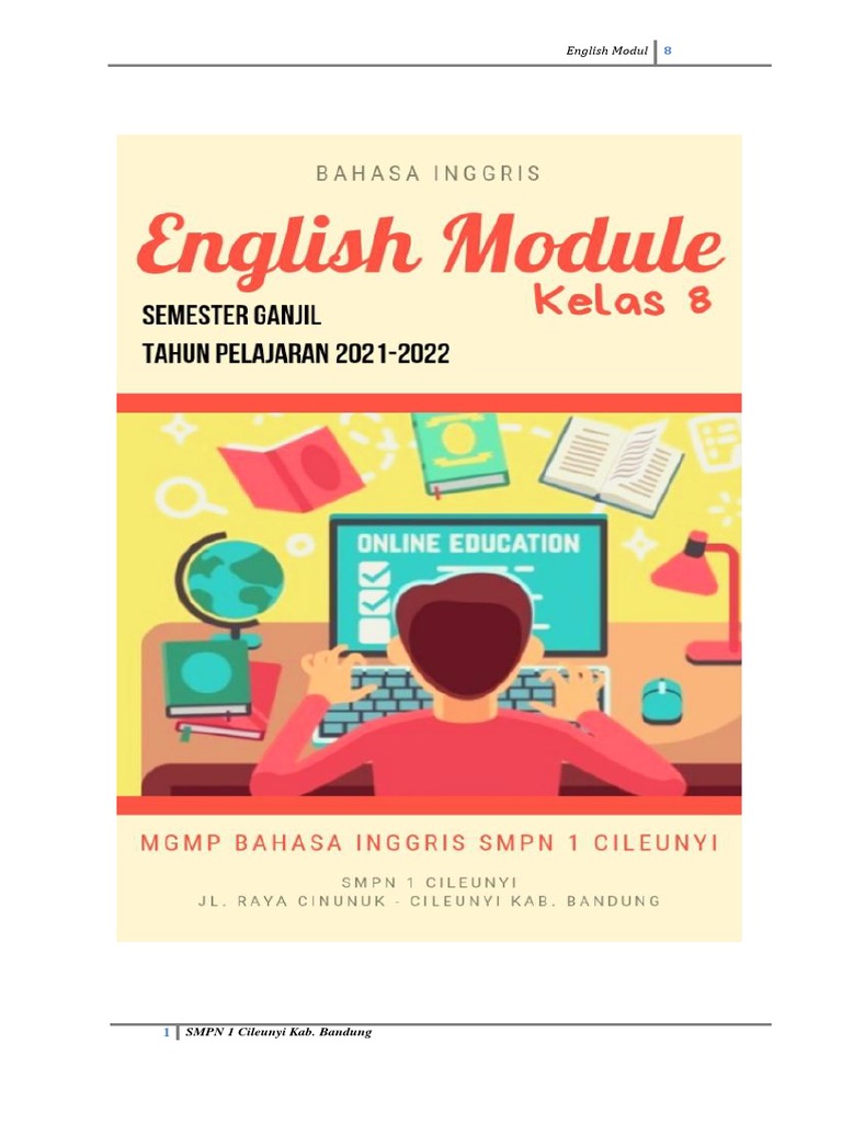 English Modul: SMPN 1 Cileunyi Kab. Bandung | PDF