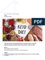 Keto - Fad Diet or Health Benefit - SupermarketGuru