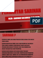 Sarinah Mengarahkan Perubahan