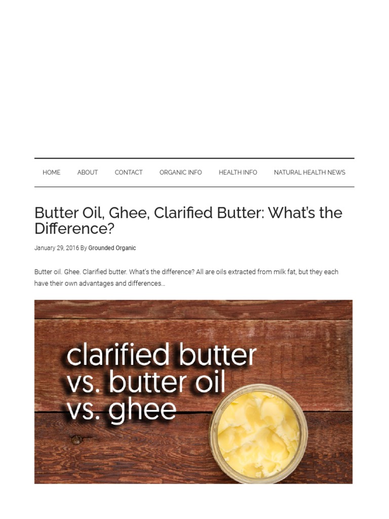 Is Ghee Healthier than Butter? 10 Benefits - Dr. Axe