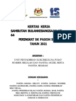 Kertas Kerja Bulan Kebangsaan SK Pasoh Satu 2021