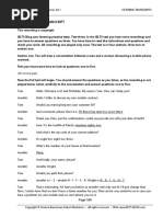 Transcript HSC Test 3