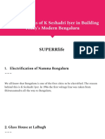 7 Contributions of K Seshadri Iyer in Building Today's Modern Bengaluru