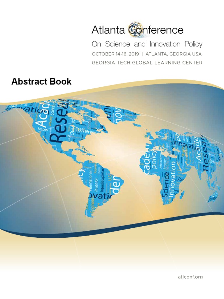 2019 Atlc Abstract Book | PDF | Innovation | Science