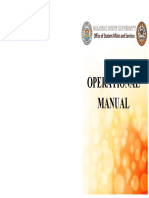 Psu Osas Operational Manual