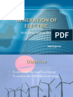 Generation of Electricity