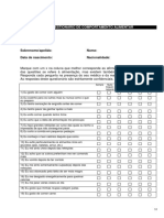 Questionário Do Comportamento Alimentar