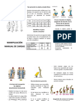 Folleto Levantamiento de Cargas