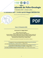 Program Conferinta Psiho Oncologie