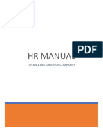 HR Manual - Itecknologi Updated