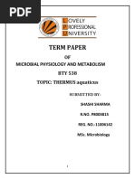 Download THERMUS aquaticus by Shashi Sharma SN53421552 doc pdf
