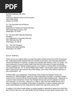 2021-10-06 CDC Director Dr. Walensky Letter Title 42