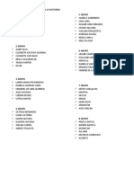 Grupos Da Turma de Psicologia 1p Noturno - Prof Rosenira