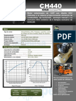 Motor Gas. 14.0HP CH440 Kohler