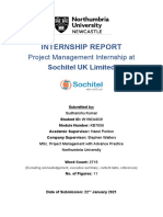 Internship Report: Project Management Internship at