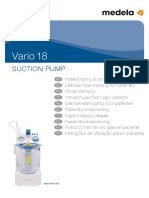 Vario 18 Suction Pump Patient Instructions