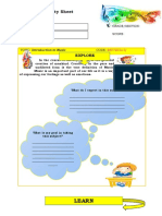 Learning Activity Sheet: Learn