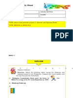 Learning Activity Sheet: (MU7LU-Ia-2)
