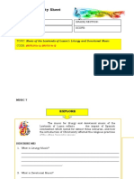 Learning Activity Sheet: (MU7LU-Ia-2)