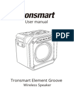 User Manual: Tronsmart Element Groove
