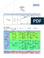 Prueba diagnóstica de biología grado 9