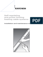 Self-Regulating and Power Limiting Heating Cable Systems: Installation and Maintenance Manual