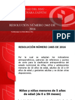 Resolución 2465 de 2016 indicadores antropométricos niños Colombia