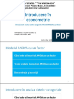 ECONMP06 Introducere Analiza Datelor Categoriale ANOVA Un Factor