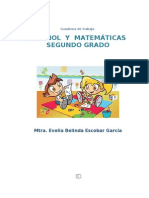cuaderno de trabajo2º Español y Matemáticas