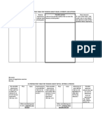 Preparation tables for negotiation role play