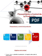 Planeamiento y Control de La Produccion