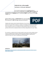 Informe Cientifico Sobre La Calidad Del Aire