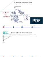 Momento de Fuerza Ejercicios Resueltos Retroalimentación PDF