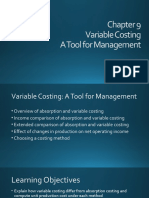 Variable Costing: A Powerful Management Tool