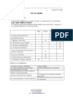 Test de Conners Evaluado Por Docentes - Palntilla